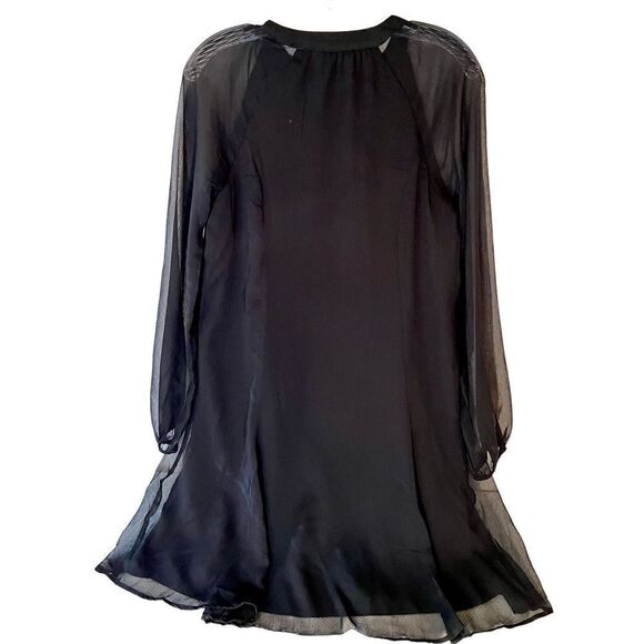 Joie Limited Edition Ladies Balloon Sleeve Black Dress Size X-Small - Picture 5 of 14